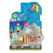 Construction 60pc Shaped Jigsaw in Reusable Box