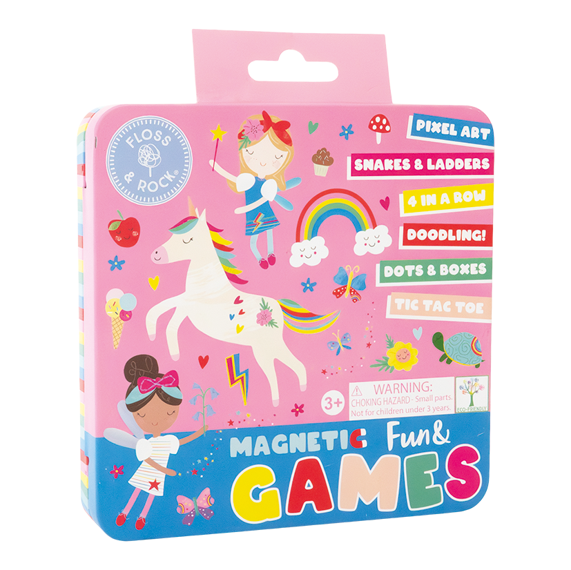 Magnetic Games Tin - Rainbow Fairy