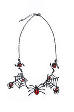 Tangled Spider Web Necklace
