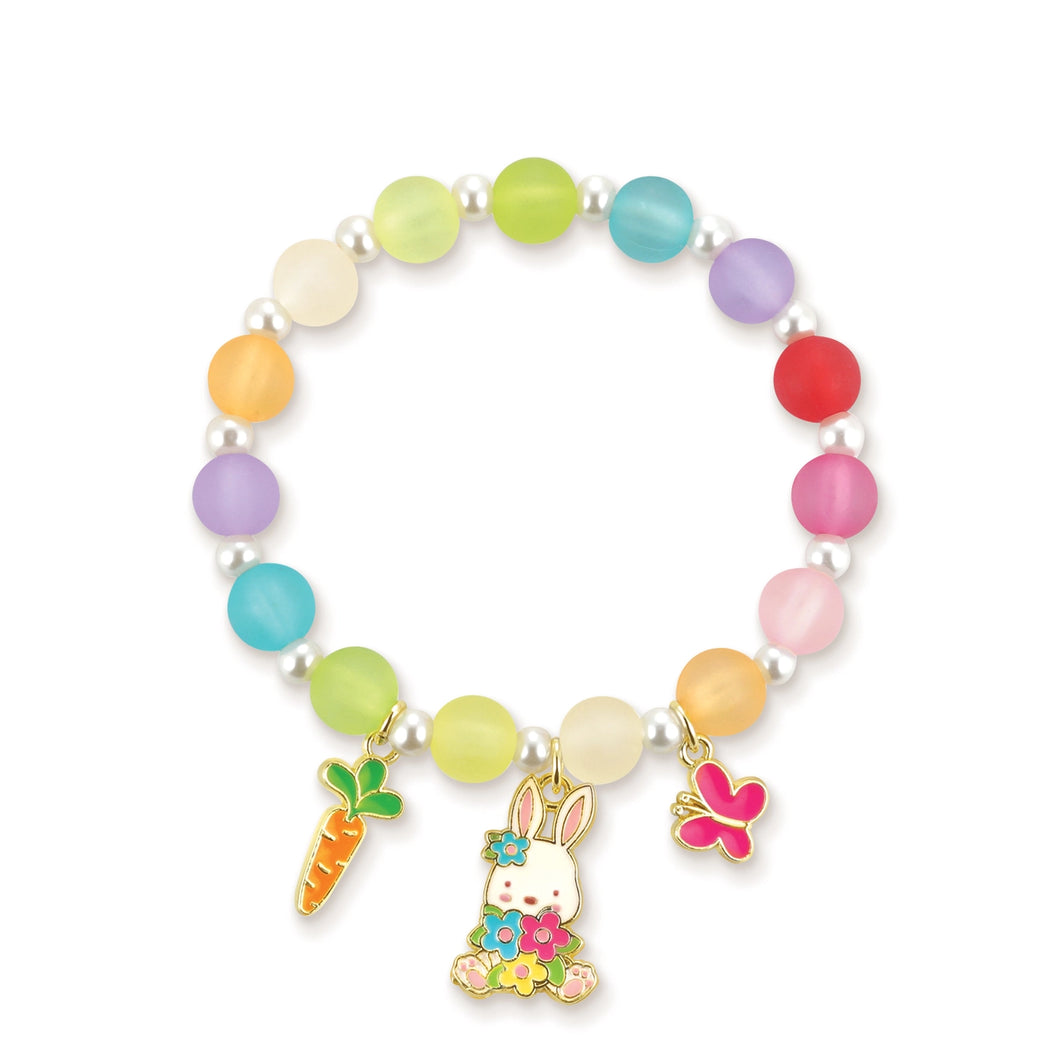 Easter Bunny & Blooms Charming Whimsy Bracelet