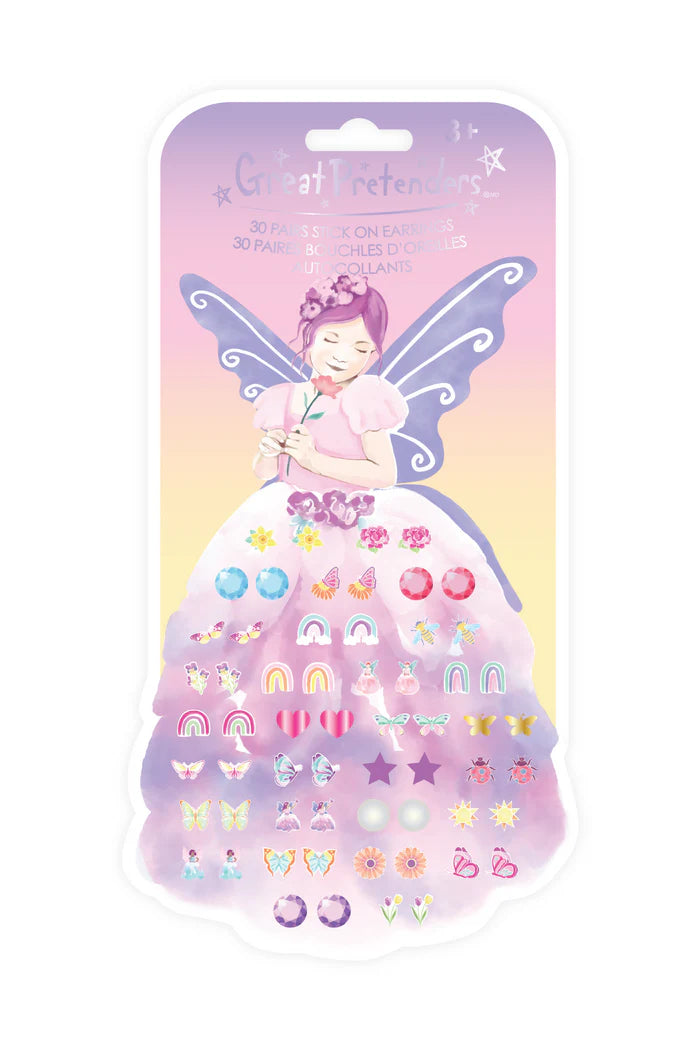 Butterfly Fairy Triana Stick On Earrings