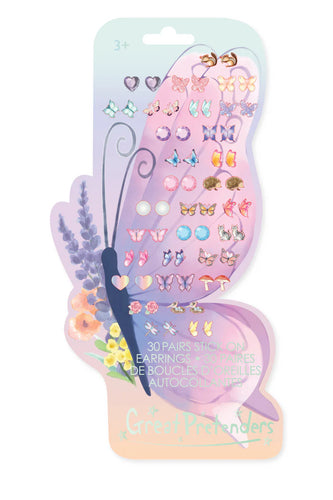Butterfly Stick On Earrings