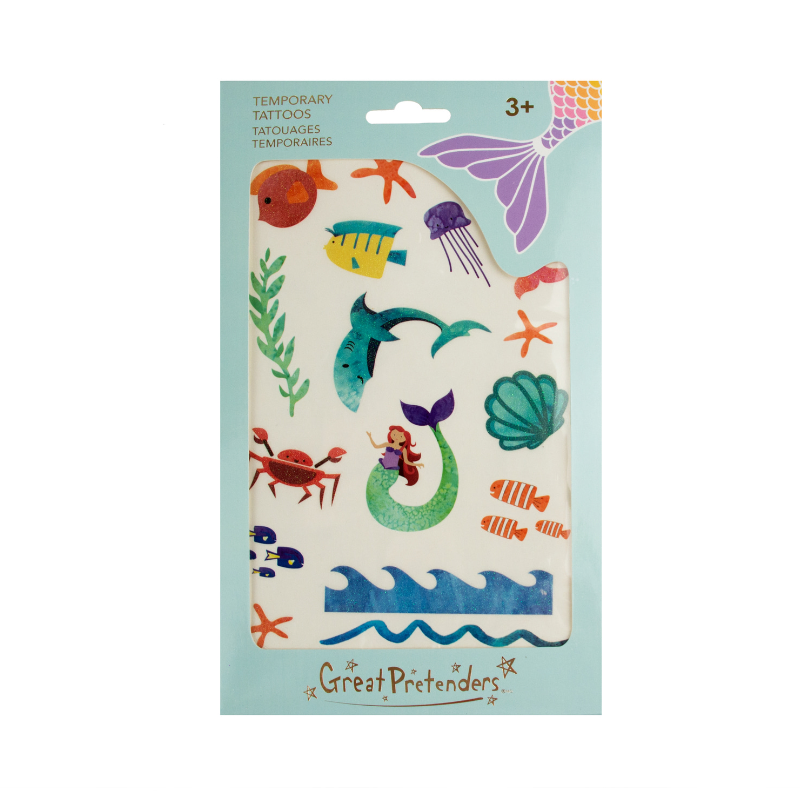 Mermaid Temporary Tattoos