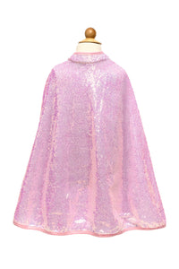 Pink Sequins Twirl Cape, Size 4-6