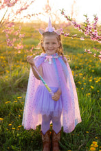 Rainbow Unicorn Cape & Headband in 4-6yrs