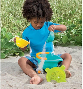 Sand Bucket Scooper 4 pc Nesting Beach Toy Set