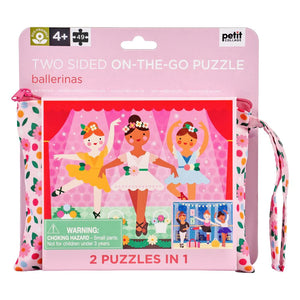 Ballerinas Two-sided Travel Puzzle - 49 pc Puzzle