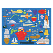 On the Move 100 Piece Double-Sided Puzzle