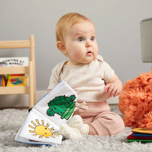 Rainbow World Crinkle Fabric Stroller Book