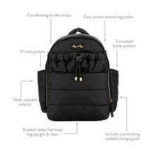 Dream Backpack Midnight Black Diaper Bag