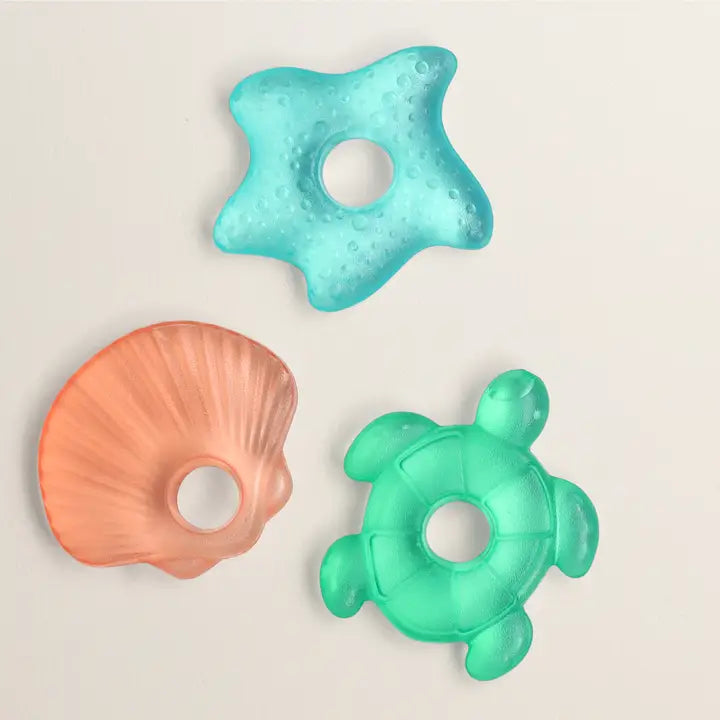 Cutie Coolers™ Seaside Water Filled Cooler Teethers (3-pack)