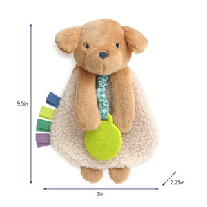 Puppy Itzy Lovey Plush with Silicone Teether Toy