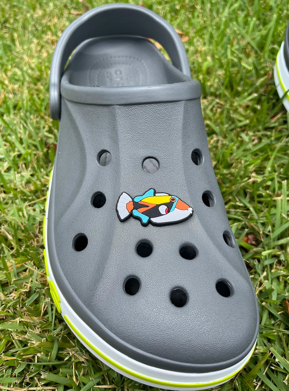 Hawaii Themed Jibbitz Croc Charm - Humu Fish