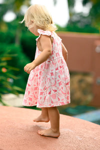 Designed on Maui - Cotton Candy Seaside Twirl Dress