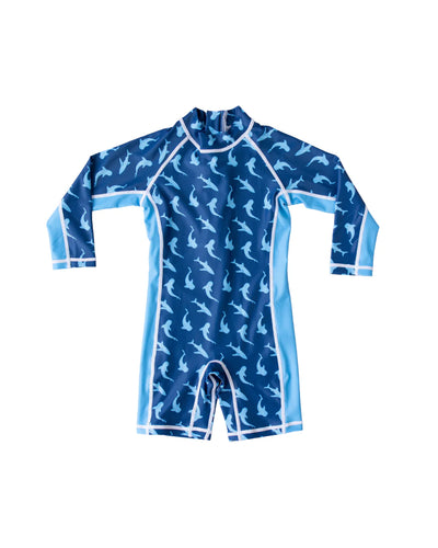 Designed on Maui - Shark UPF50+ Sunsuit
