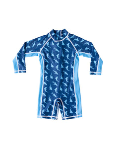 Designed on Maui - Shark UPF50+ Sunsuit