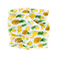Cotton Muslin Swaddle Blanket in Fresh Pineapple