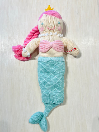 Marina the Walking Mermaid Crochet Rattle Doll 12