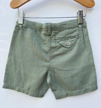 Cotton Linen Bermuda Short in Sage