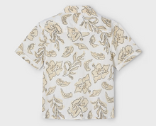Sand Floral on Cream Aloha Shirt