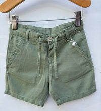 Cotton Linen Bermuda Short in Sage