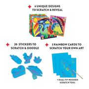 Scratch & Sparkle Art Kit - Mighty Dinosaurs