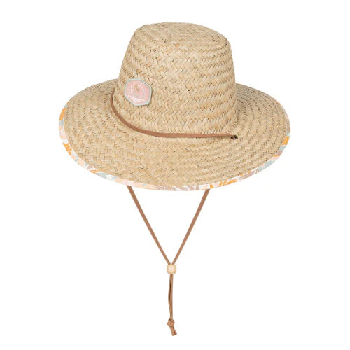 Girl's Wide Brim Straw Hat - Dempsey