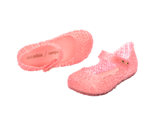 Mini Campana Papel - Pearly Pink Glitter