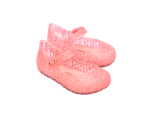 Mini Campana Papel - Pearly Pink Glitter