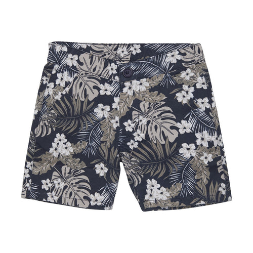 7yrs, 8yrs - Navy Floral Shorts