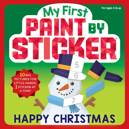 My First Paint by Sticker for Kids - Happy Christmas