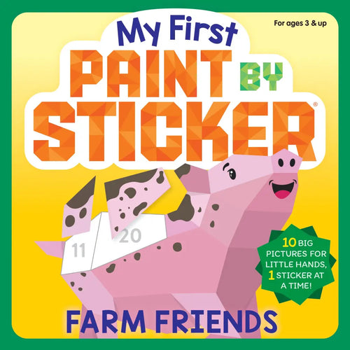 My First Paint by Sticker for Kids - Farm Friends
