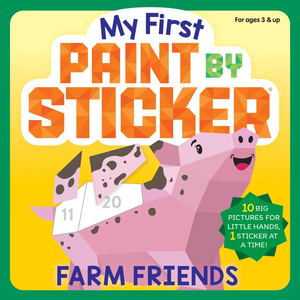My First Paint by Sticker for Kids - Farm Friends