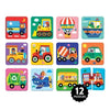 My First Vehicles Match-Up Puzzles - 12 Puzzles