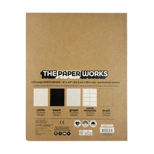The Paper Works : Sketchbook (8" x 10") 120 pgs