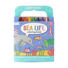 Sea Life Carry Along Crayon & Coloring Book Kit