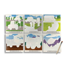 Water Amaze Water Reveal Board Helpful Vehicles 13 pc Set