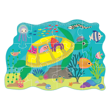 Ocean 12pc Shaped Jigsaw in Reusable Box