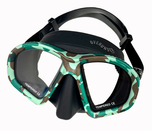 Kids Swim Mask - Camo Seagrass