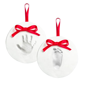 Babyprints Christmas Keepsake Ornament - Set of 2