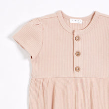 Barely Pink Modal Rib Bubble Romper