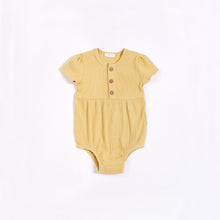 6mos, 9mos, 18mos Honey Modal Rib Bubble Romper