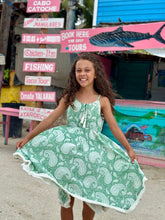 Hankerchief Hem Dress in Bacalar
