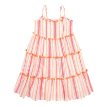 Strappy Tiered Sun Dress in Chichen Itza