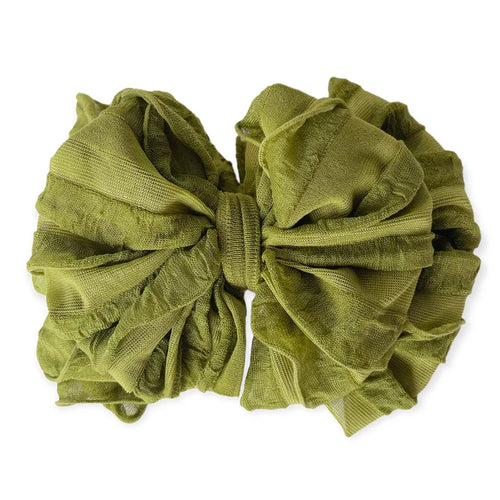 Olive Bow Headband