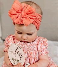 Orange Bow Headband