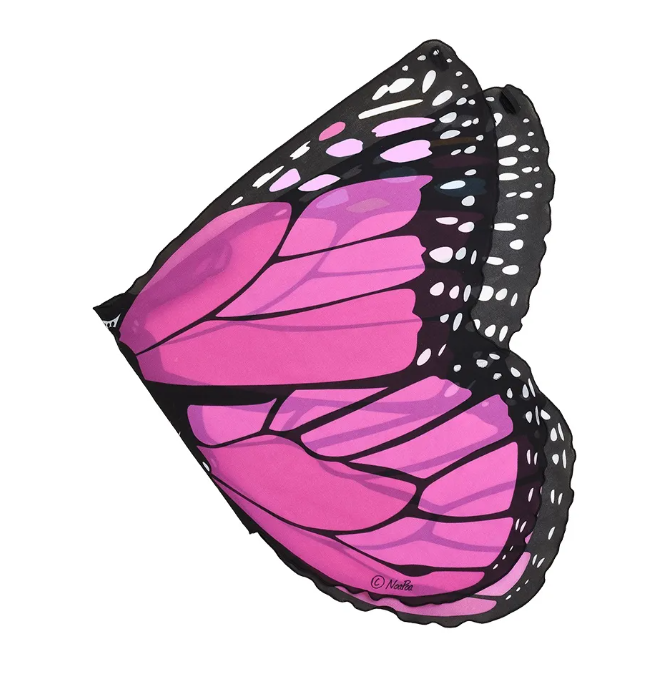 Pink Monarch Butterfly Fantasy Wings