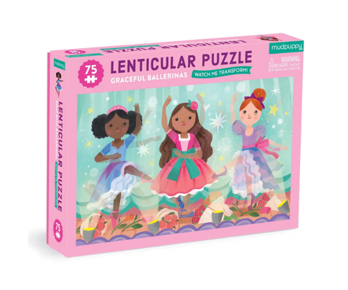 Graceful Ballerinas 75 Piece Lenticular Puzzle