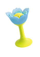 Silicone Flower Rattle & Teether (Blue)