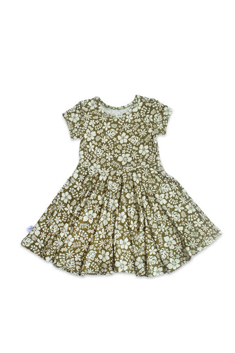 Backyard Short Sleeve Twirl Dress